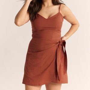 Abercrombie & Fitch Wrap Mini Dress - Size L